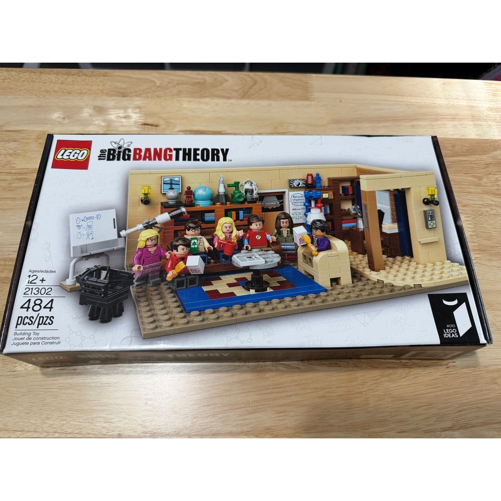 LEGO Ideas 21302 The Big Bang Theory Retired Set Factory Sealed 484 Pcs